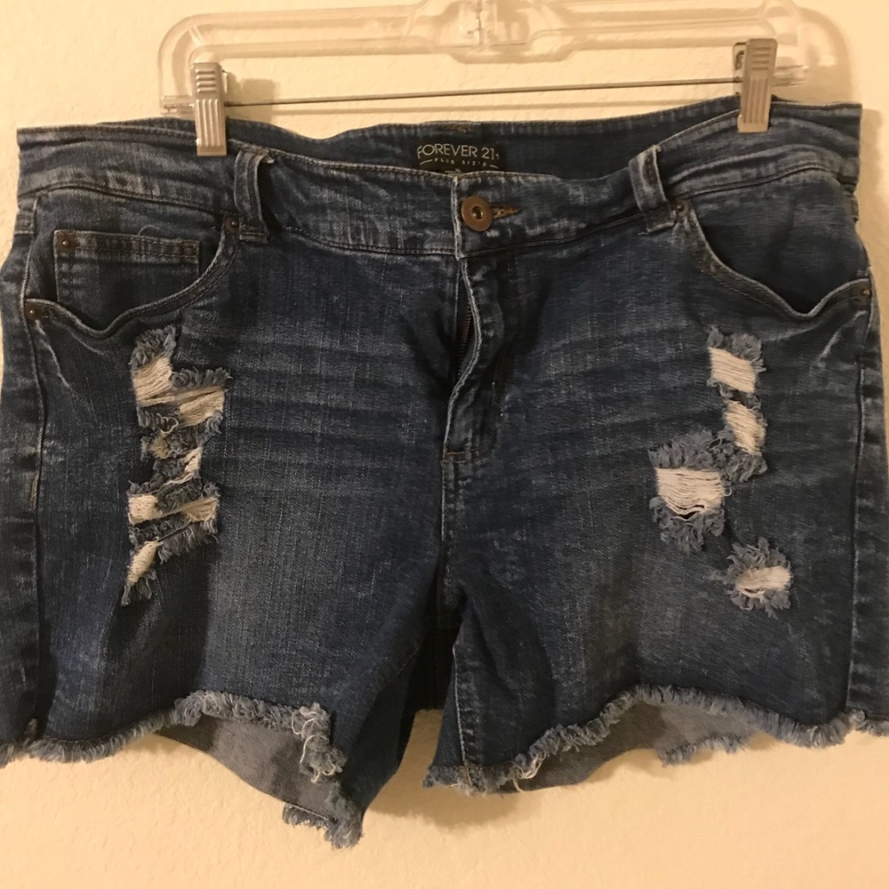 Forever 21 denim shorts